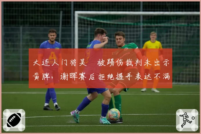 大连人门将吴龑被踢伤裁判未出示黄牌，谢晖赛后拒绝握手表达不满